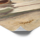 Degas - Vrouw Ironing Poster (Hoek)