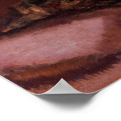 Degas - Vrouw Ironing Poster (Hoek)