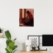 Degas - Vrouw Strijkt Poster (Thuiskantoor)