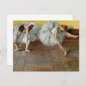 Dégazez deux invitations de danseurs classiques (Devant / Derrière)