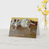 Dégazez la carte de voeux de deux danseurs (Fleur jaune)