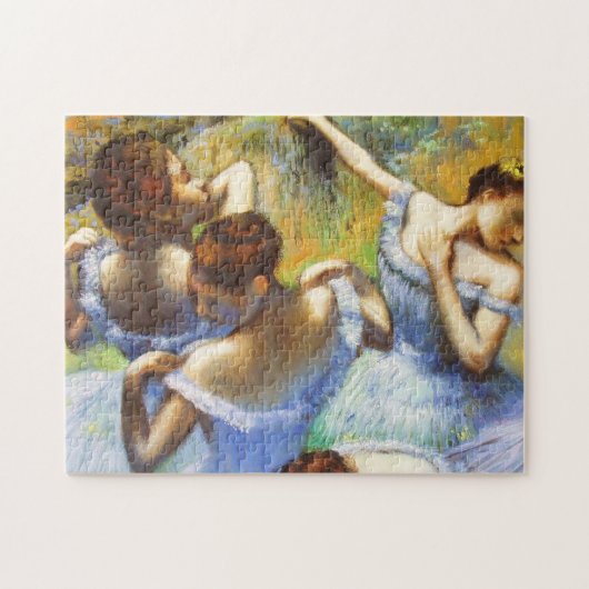 Dégazez le puzzle bleu de danseurs (Horizontal)
