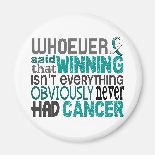 Degene die Cervical Cancer zei Magneet (Voorkant)