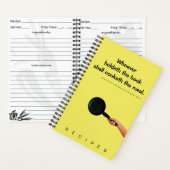 Degene die het receptenboek van het boek heeft (Binnen)