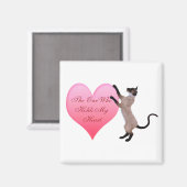 Degene die mijn hartmagneet vasthoudt magneet (Voorkant / Achterkant)