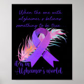 Degene met Alzheimer gelooft dat het in Alzheimer Poster (Voorkant)
