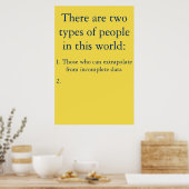 degenen die uit onvolledige gegevens kunnen extrap poster (Keuken)