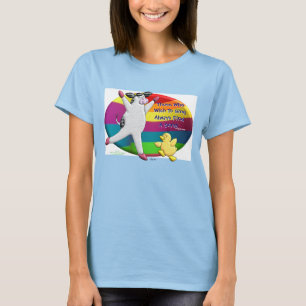 Degenen die willen zingen vinden altijd een lied t-shirt
