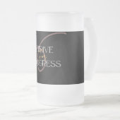 Dégivrée de la tasse de verre pour le progrès (Devant droit)
