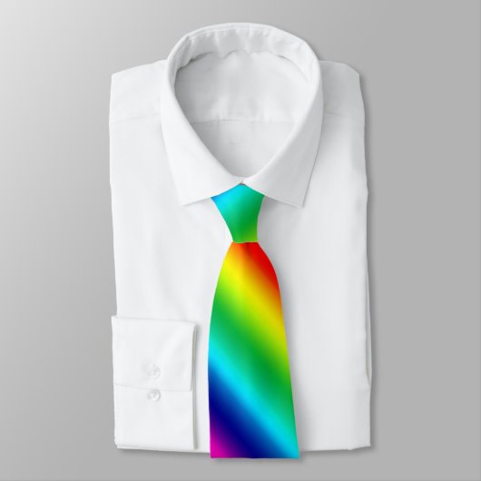 Dégradé arc-en-ciel. cravate (Attaché)