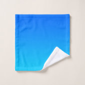 Dégradé bleu ciel Aqua Vivid (Gant de toilette)