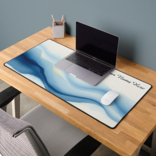 Dégradé Bleu de Mouvement Fluide Minimaliste