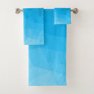 Dégradé de bleu cyan motif géométrique en maille l