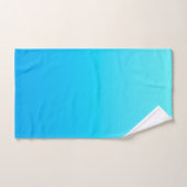 dégradé de couleur bleu (Serviette à main)