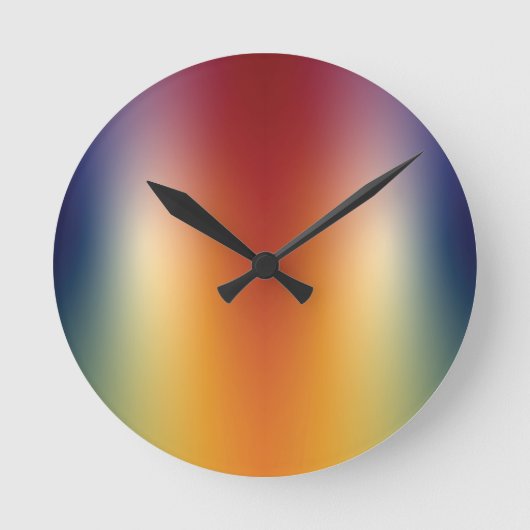dégradé de forme libre sur horloge murale (Recto)