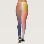 dégradé de forme libre sur legging extra large (Dos)