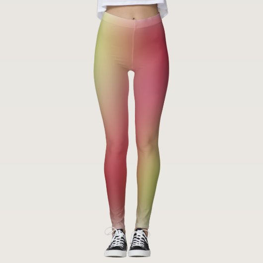 dégradé de forme libre sur legging moyen (Devant)