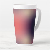 dégradé de forme libre sur mug à latte (Angle droit)