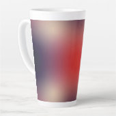 dégradé de forme libre sur mug à latte (Angle gauche)