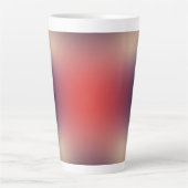 dégradé de forme libre sur mug à latte (Devant)