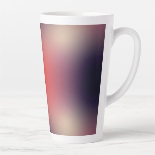 dégradé de forme libre sur mug à latte (Droite)