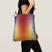 dégradé de forme libre sur sac fourre-tout (De près)