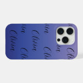 Dégradé de violet et de bleu (Verso Horizontal)