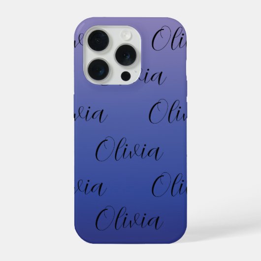 Dégradé de violet et de bleu (Verso)