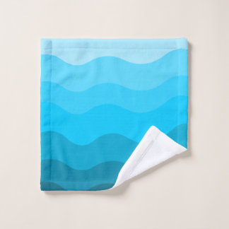 Dégradé des vagues bleues