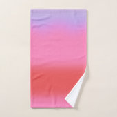 Dégradé du rayonnement du coucher du soleil (Serviette à main)