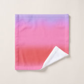 Dégradé du rayonnement du coucher du soleil (Gant de toilette)