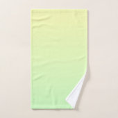 Dégradé jaune et vert (Serviette à main)
