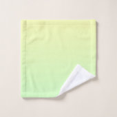 Dégradé jaune et vert (Gant de toilette)