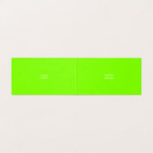 dégradé jaune-vert fluorescent (Inside Unfolded)