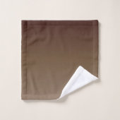 Dégradé marron (Gant de toilette)