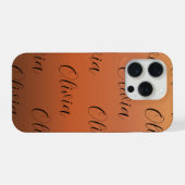Dégradé marron caramel (Verso Horizontal)