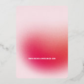 Dégradé minimal Enregistrer la carte de date (Verso)