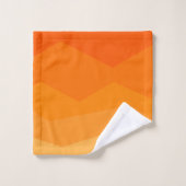 Dégradé orange  (Gant de toilette)