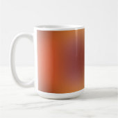 dégradé orange marron sans forme sur tasse (Gauche)