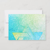 Dégradé Pailleté RSVP Turquoise Lime (Dos)