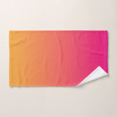 dégradé rose et orange (Serviette à main)