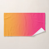 Dégradé rose jaune (Serviette à main)