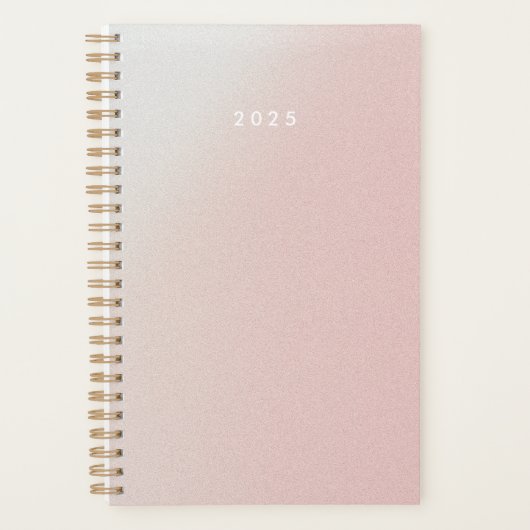 Dégradé Rose Pastel Personnalisé 2025 (Devant)