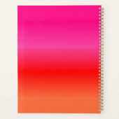 Dégradé rose, rouge et orange (Dos)