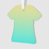 Dégradé simple pastel jaune turquoise (devant)