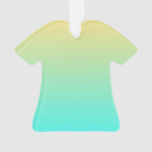 Dégradé simple pastel jaune turquoise (devant)