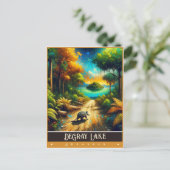 DeGray Lake, Arkansas | schilderij Briefkaart (Staand voorkant)