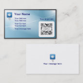 Degré en ligne de modèle de carte de visite (Devant / Derrière)