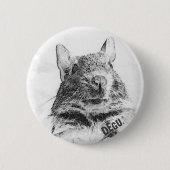 ☆DEGU.☆ RONDE BUTTON 5,7 CM (Voorkant)