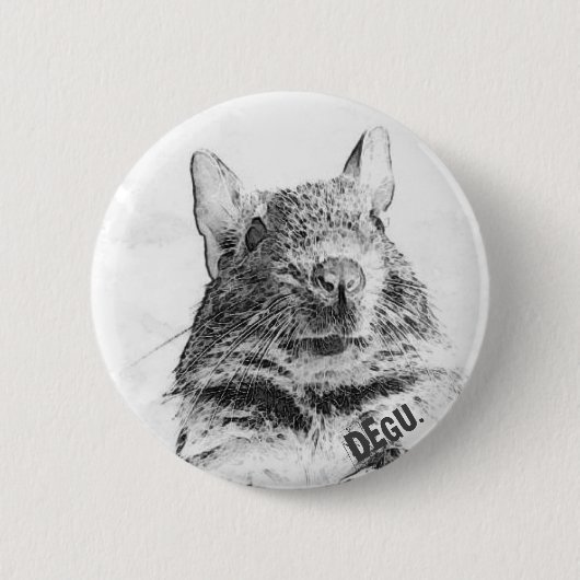 ☆DEGU.☆ RONDE BUTTON 5,7 CM (Voorkant)